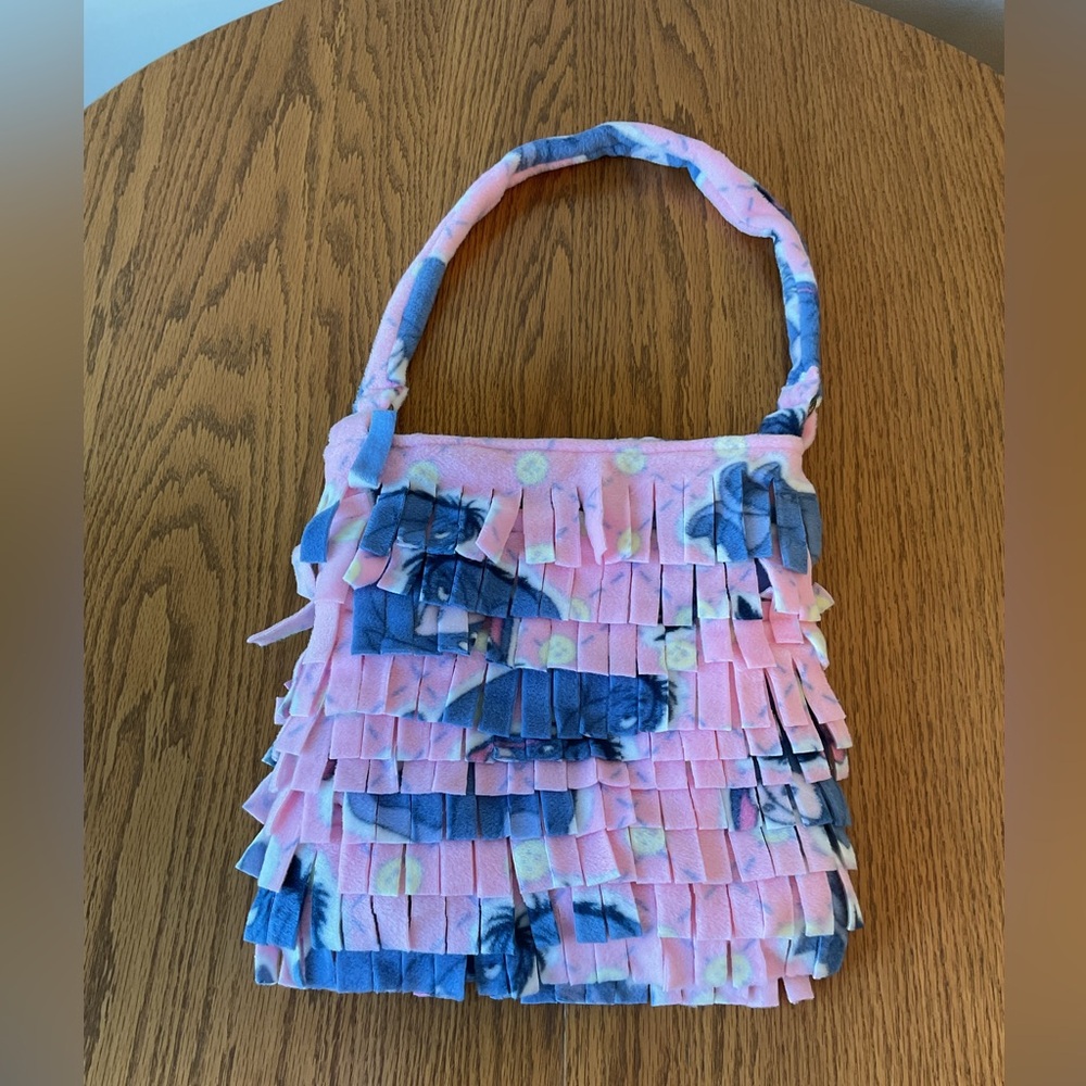 Handmade Disney Eeyore Fleece Purse. - Picture 2 of 3